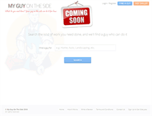 Tablet Screenshot of myguyontheside.com